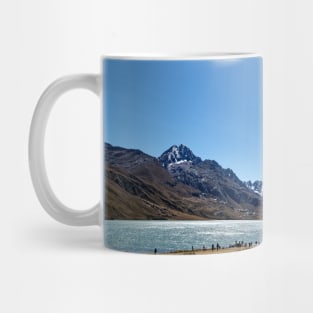 Lago Querococha in the Andes, Peru Mug